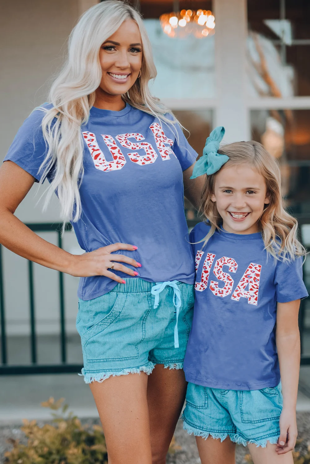 USA Leopard Print T-Shirt | IFYHOME