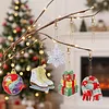 12pcs Christmas Gifts Double-Sided DIY Diamond Painting Keychain Kit