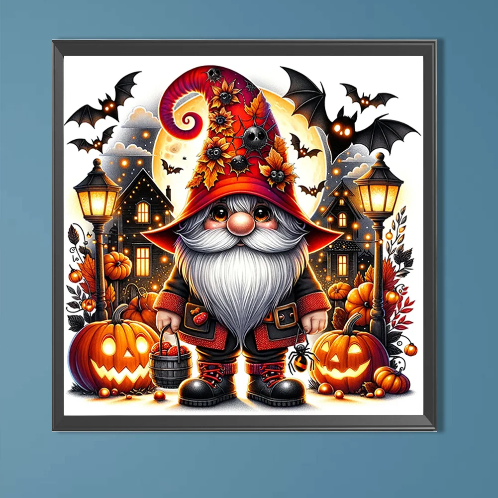 Partial AB Diamond Painting - Full Round Drill - Halloween Goblin(Canvas|45*45cm)
