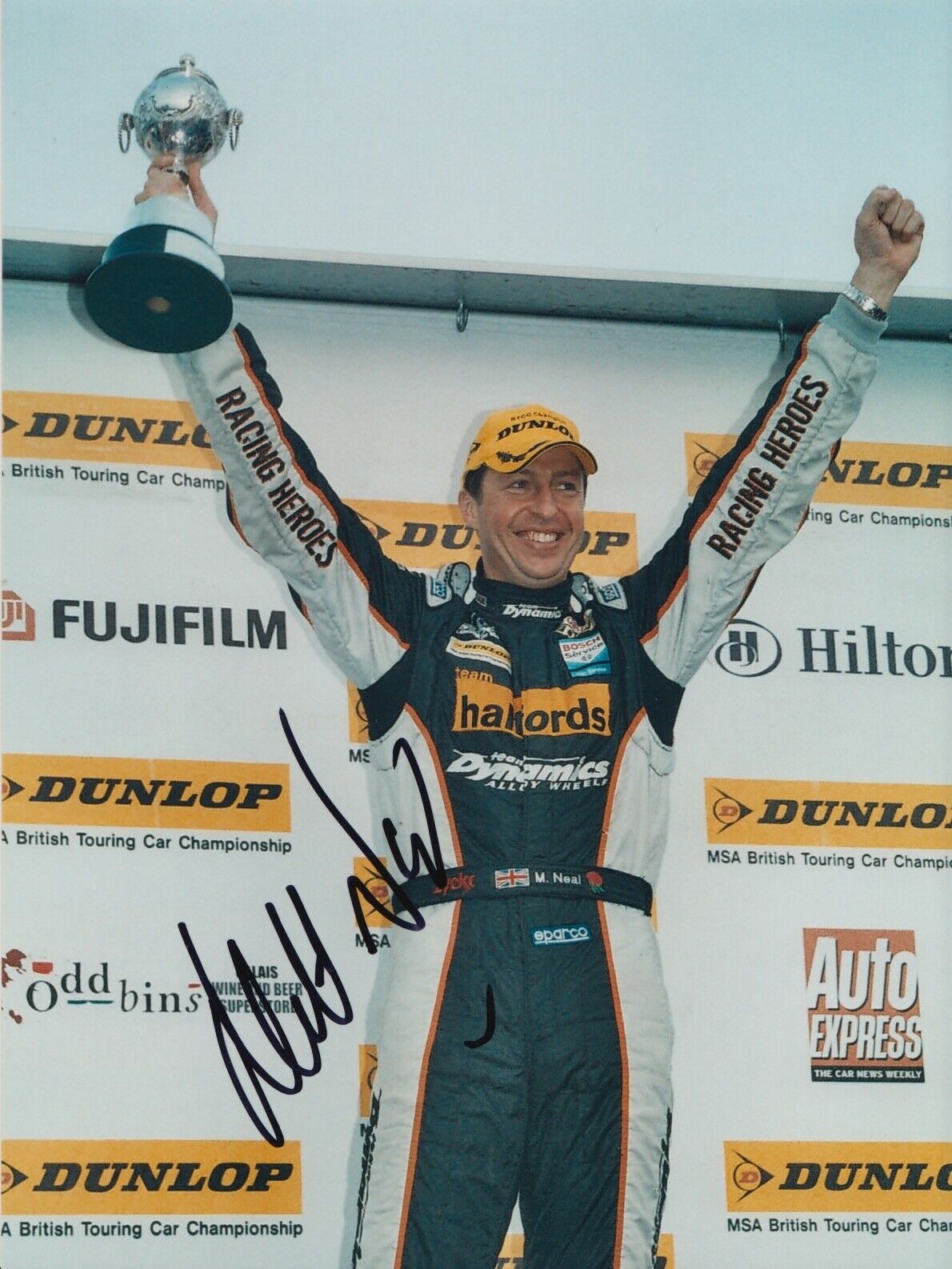 Matt Neal Hand Signed 8x6 Photo Poster painting - Touring Cars Autograph 1.