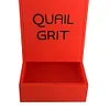 [US Local Warehouse] Chicken Oyster Shell Feeder and Grit Feeder Hanging Poultry Feeder (Red C)