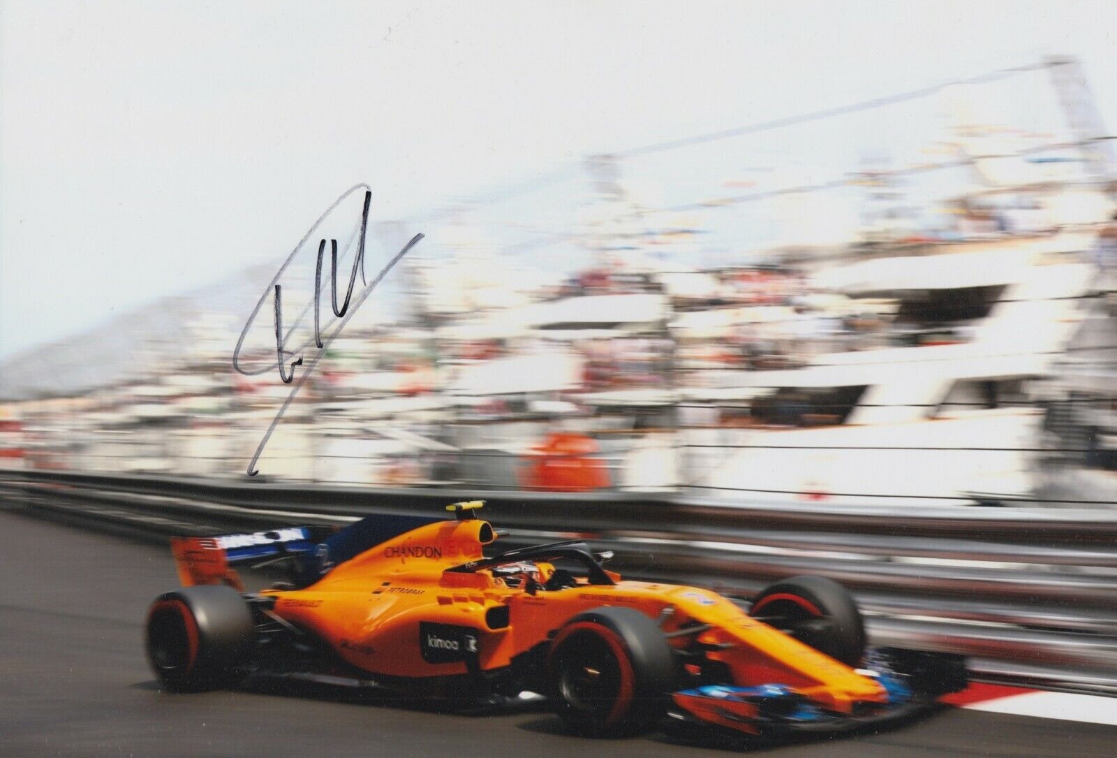 Stoffel Vandoorne Hand Signed 12x8 Photo Poster painting F1 Autograph McLaren Formula 1 1