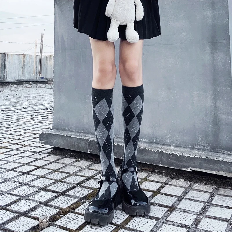 Linger Calf Socks JK Style Trendy High Tube Socks Knee High Stockings