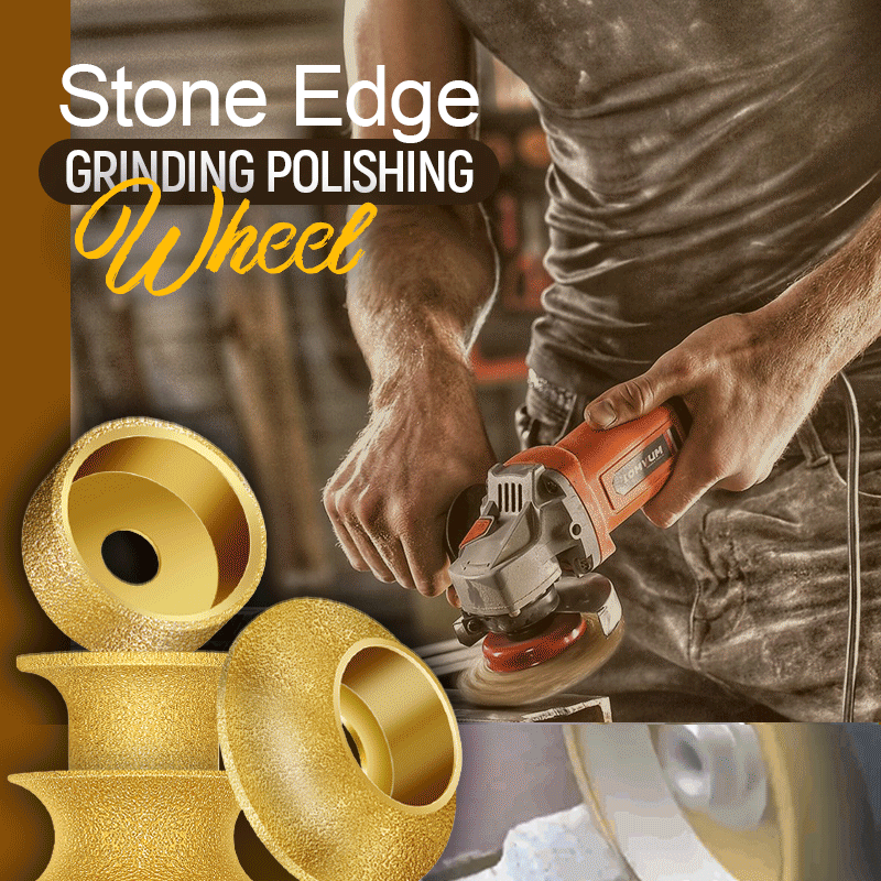 Polishing wheel with stone edge🎁New Year Sale🎁