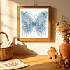 Blue Butterfly DIY Partial Drill Diamond Painting Kit for Adults 30x30cm