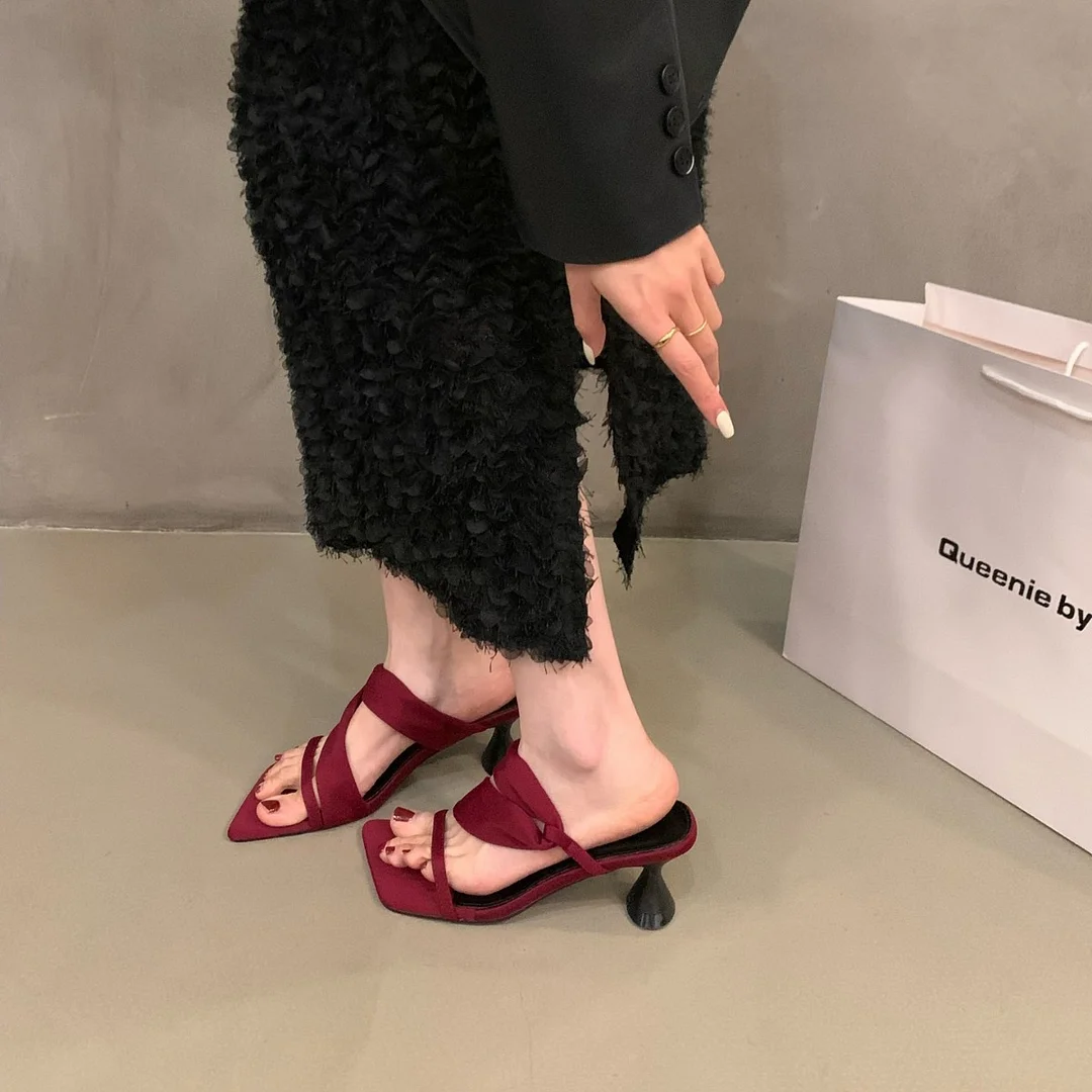 Churchf Churchf The New 2024 Summer Temperament High Heels Sandals