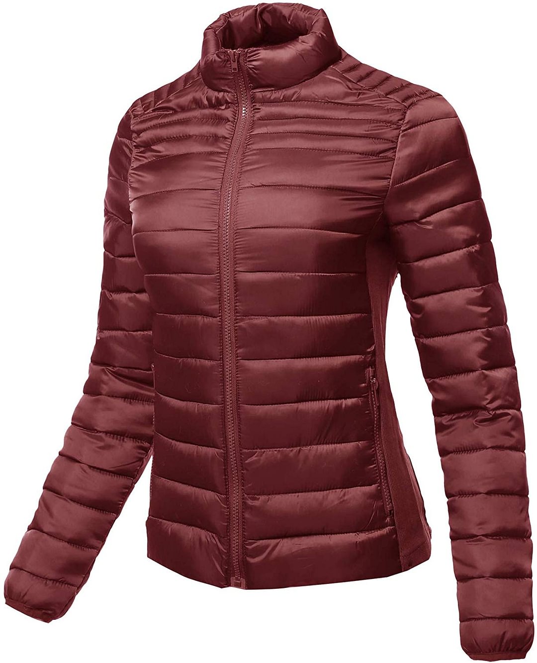 Women's Casual Basic Faux Fur Lining Quilted Padding Jacket