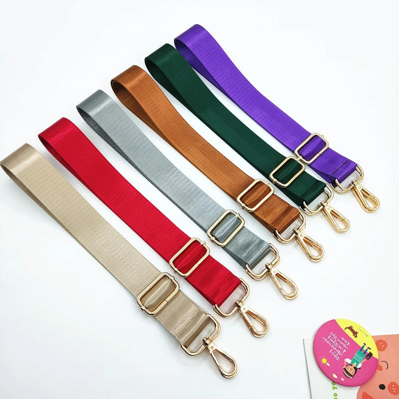 Nylon Solid Color Bag Strap