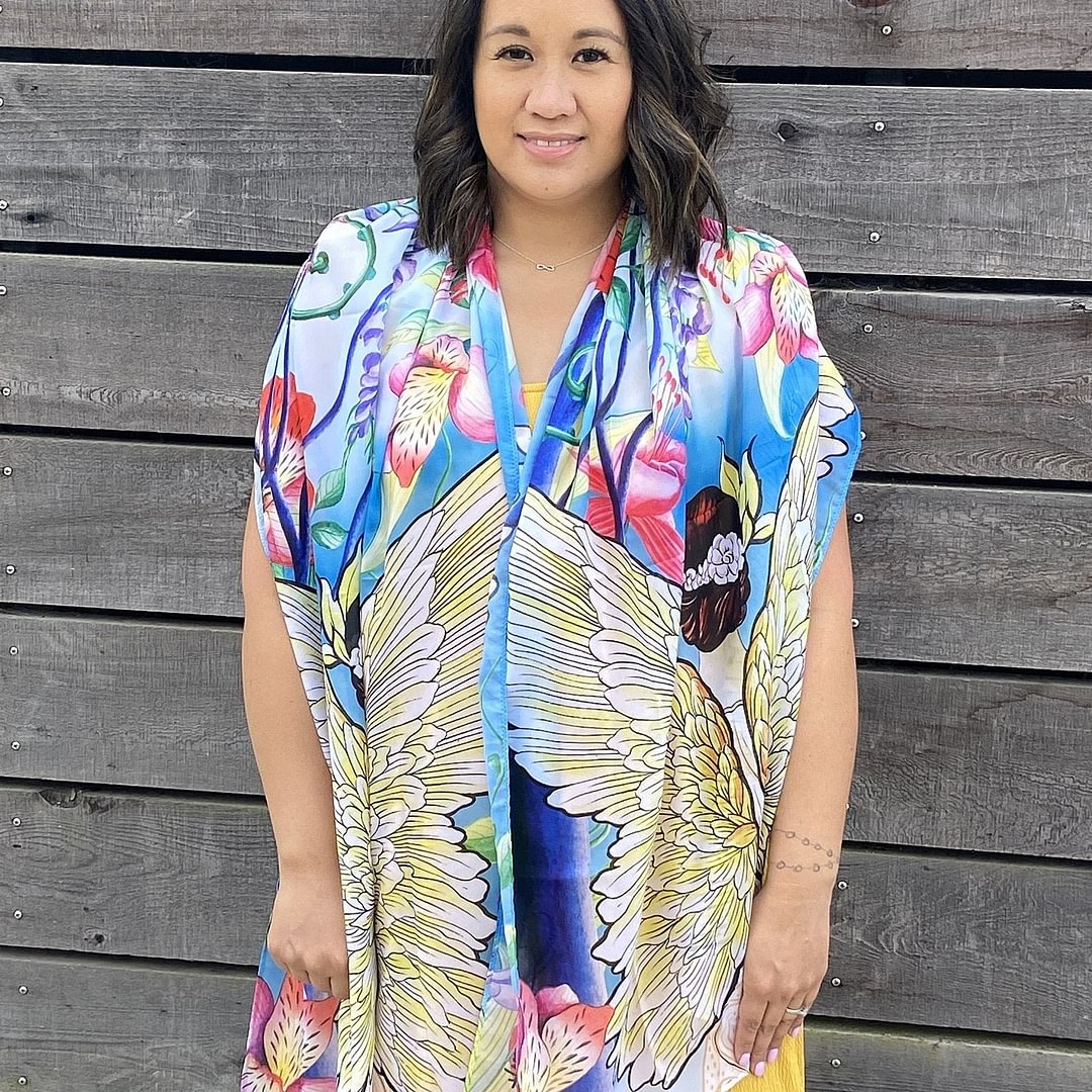 Printed Chiffon Scarf - 3300