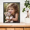 Diamond Painting -DIY Full Square Drill Pet Girl Character(45x55cm)