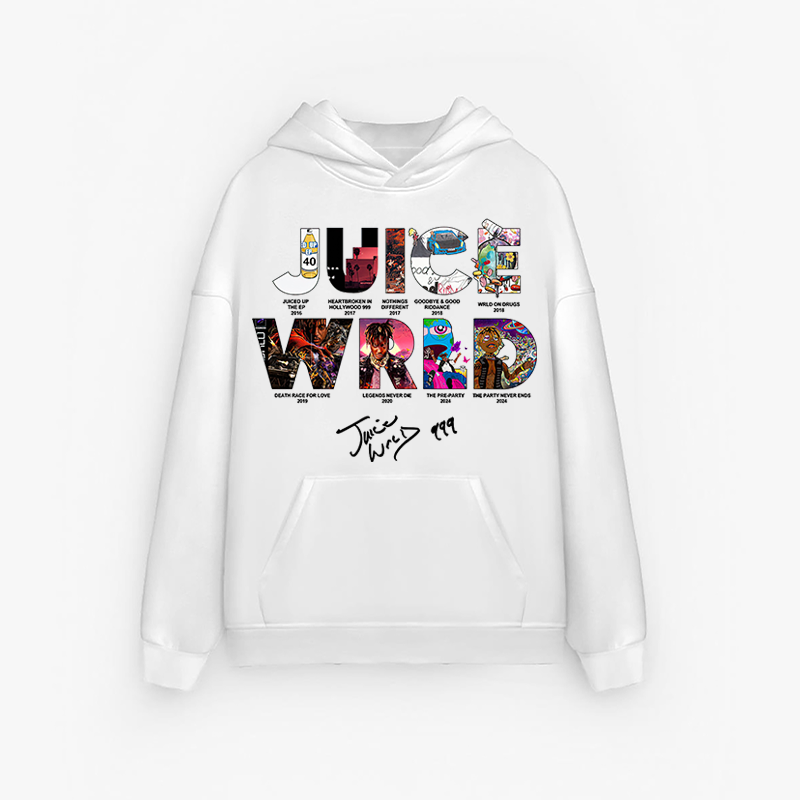 Ju1ce W4ld Permanent License Of Travel Printed Men's Hoodie