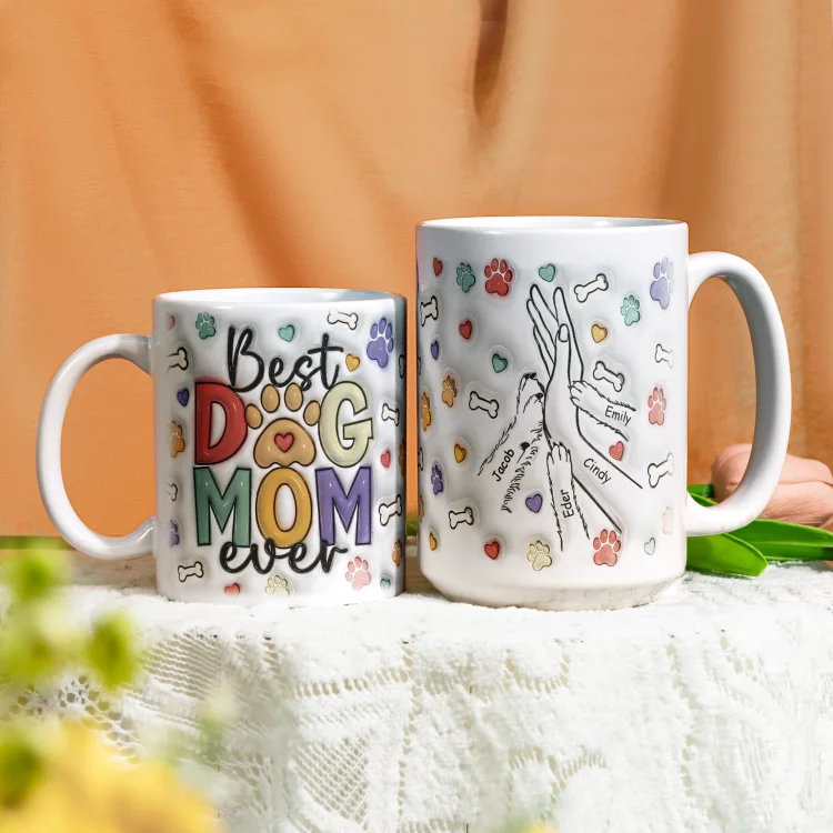 Personalized Ceramic Mug-Best Dog Mother Ever-Gift For Dog Lover