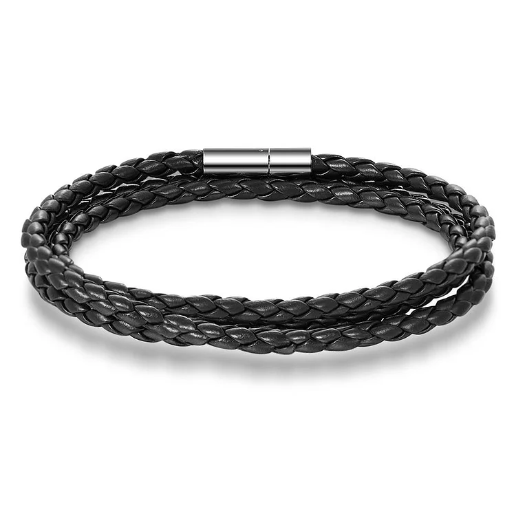 Mens Leather Bracelet Only Leather Rope