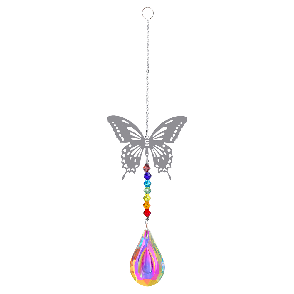 Hanging Crystal Butterfly Dargonfly  Prism Window Car Pendants