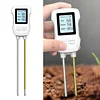 3 In1 Soil PH Tester LCD Temperature Humidity Meter for Flower Plant Potted