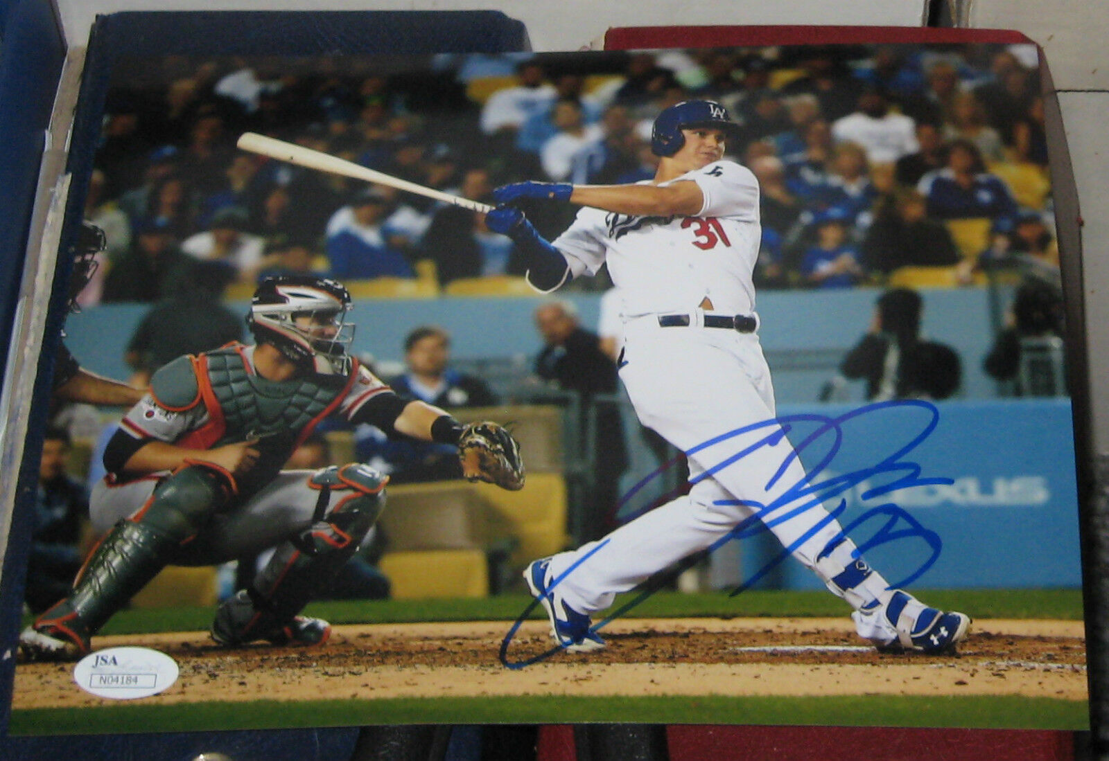 JOC PEDERSON LOS ANGELES DODGERS SIGNED AUTOGRAPHED 8X10 Photo Poster painting JSA/COA BASEBALL