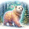Diamond Painting-DIY Full Round Drill Bear