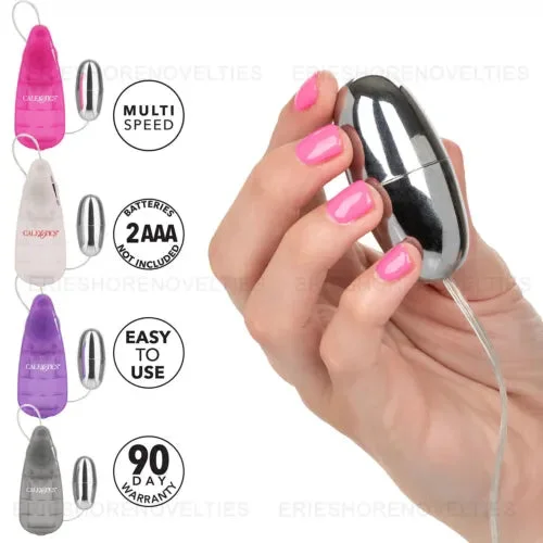 pornhint Pornhint Bullet Vibrator Massager Egg Multi-Speed Sex Toy Mini Discreet Silver Classic