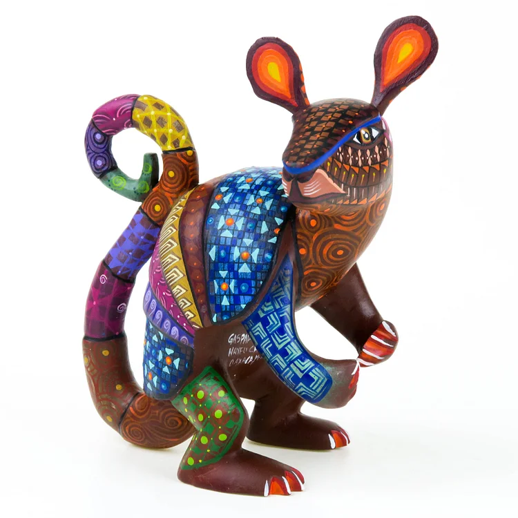 Armadillo - Oaxacan Alebrije Wood Carving