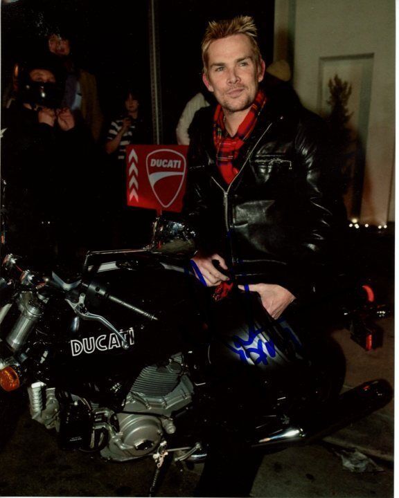 MARK MCGRATH signed autographed DUCATI MOTORCYCLE Photo Poster painting