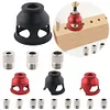 Right Angle Punching Guide Locator w/ 6/8/10 MM Drill Sleeve for Carpentry Tools
