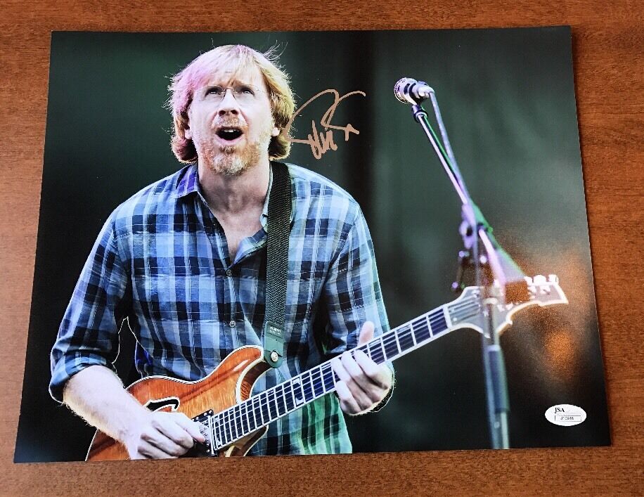 TREY ANASTASIO SIGNED 11X14 Photo Poster painting JSA COA PHISH ROCK ON! RARE