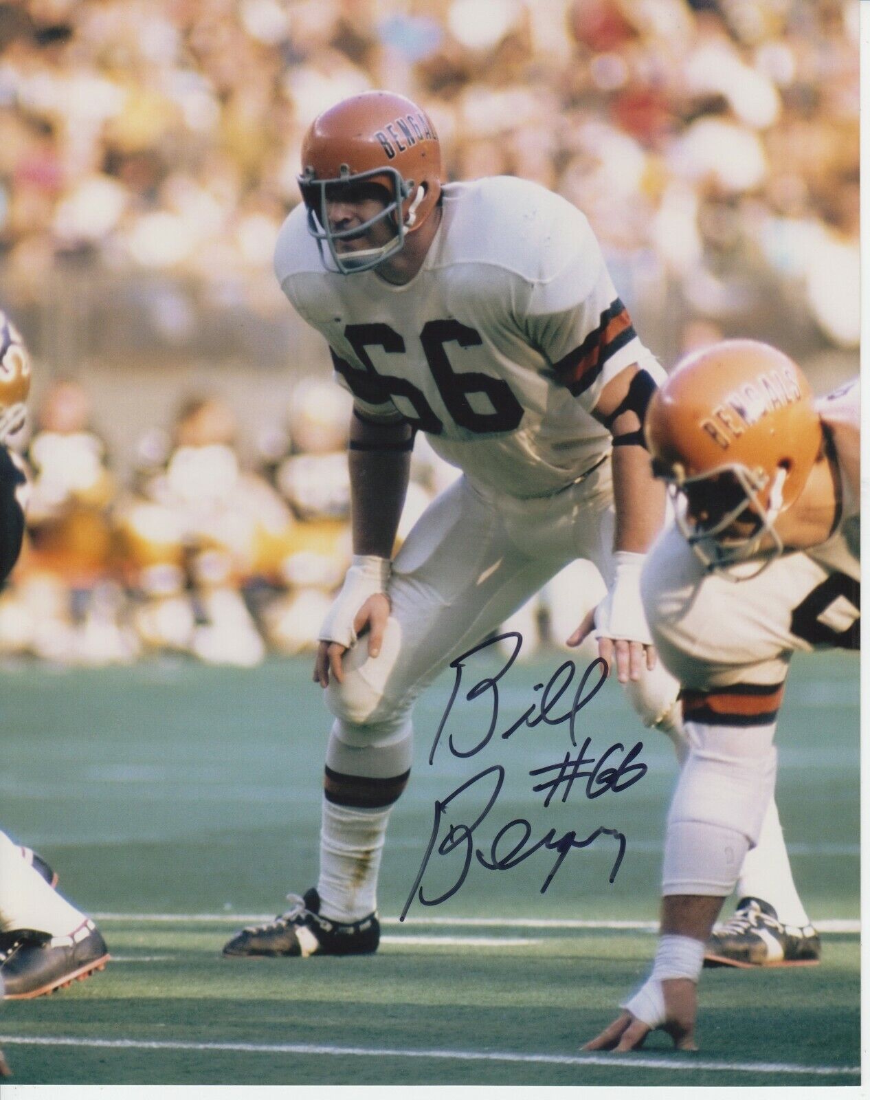 Bill Bergey #1 8x10 Signed Photo Poster painting w/ COA Cincinnati Bengals -