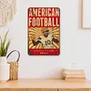 Swono American Football Tin Signs,Gamer Play Football - Metal Tin Signs(8*12Inch/12*16Inch)