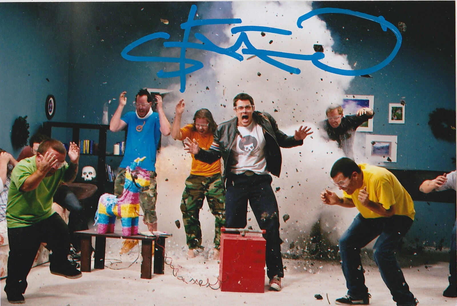 Steve-O Signed 4x6 Photo Poster painting Jackass Wildboyz Comedian Johnny Knoxville Proof