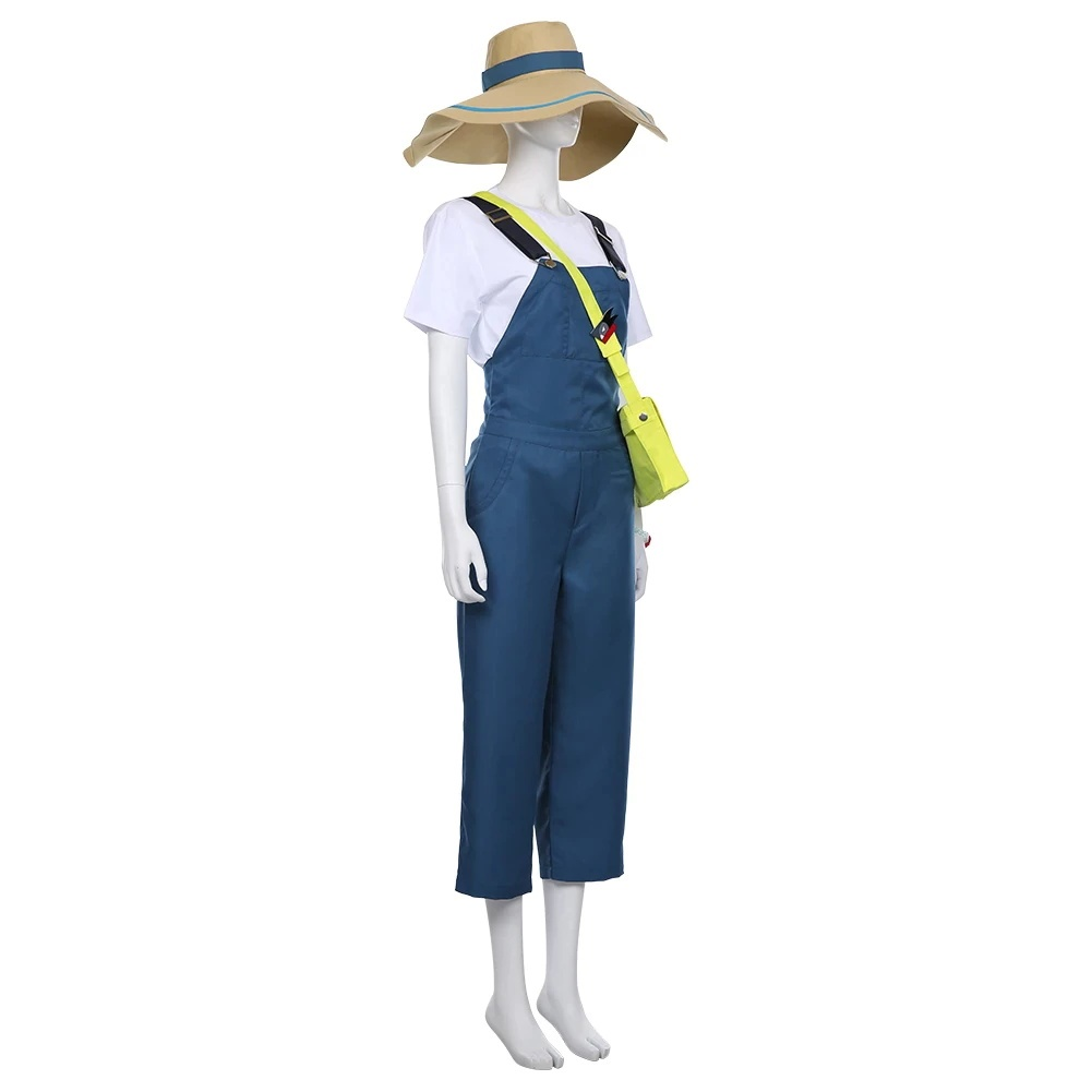 My Hero Academia Heroes Rising Katsuma T Shirt Dungarees Jumpsuits Set Cosplay Costume