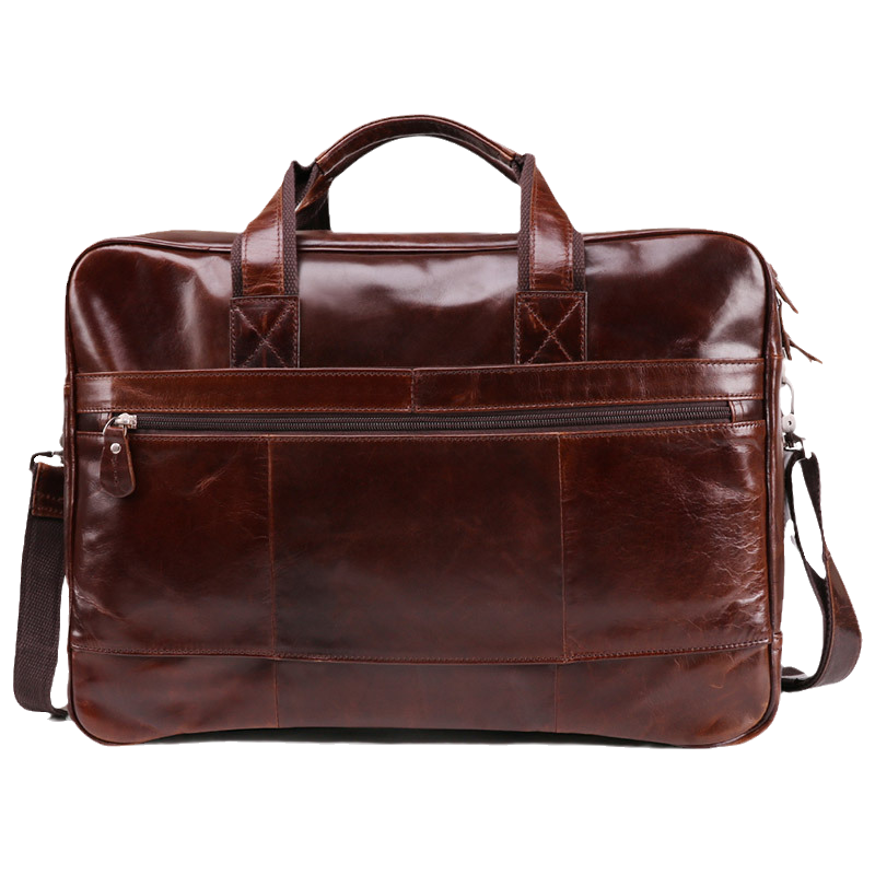 Genuine Leather Large Handbag for Men Briefcase Business Travel Shoulder vitadir dxncar
