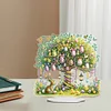 Diamond Painting Acrylic Easter Egg Tree Desktop Ornaments for Bedroom Table Decor