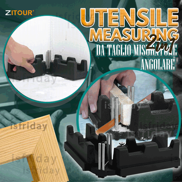 Zitour® 2-in-1 Utensile da Taglio per Misurazione Mitra
