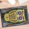 A5 5D Notebook DIY Part Special Shape Rhinestone Diary Book | Owl