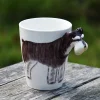 3D Hand-painted Ceramic Mug Animal Coffee Cup