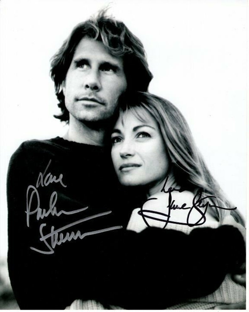 Jane seymour and parker stevenson signed 8x10 are you lonesome tonight Photo Poster painting