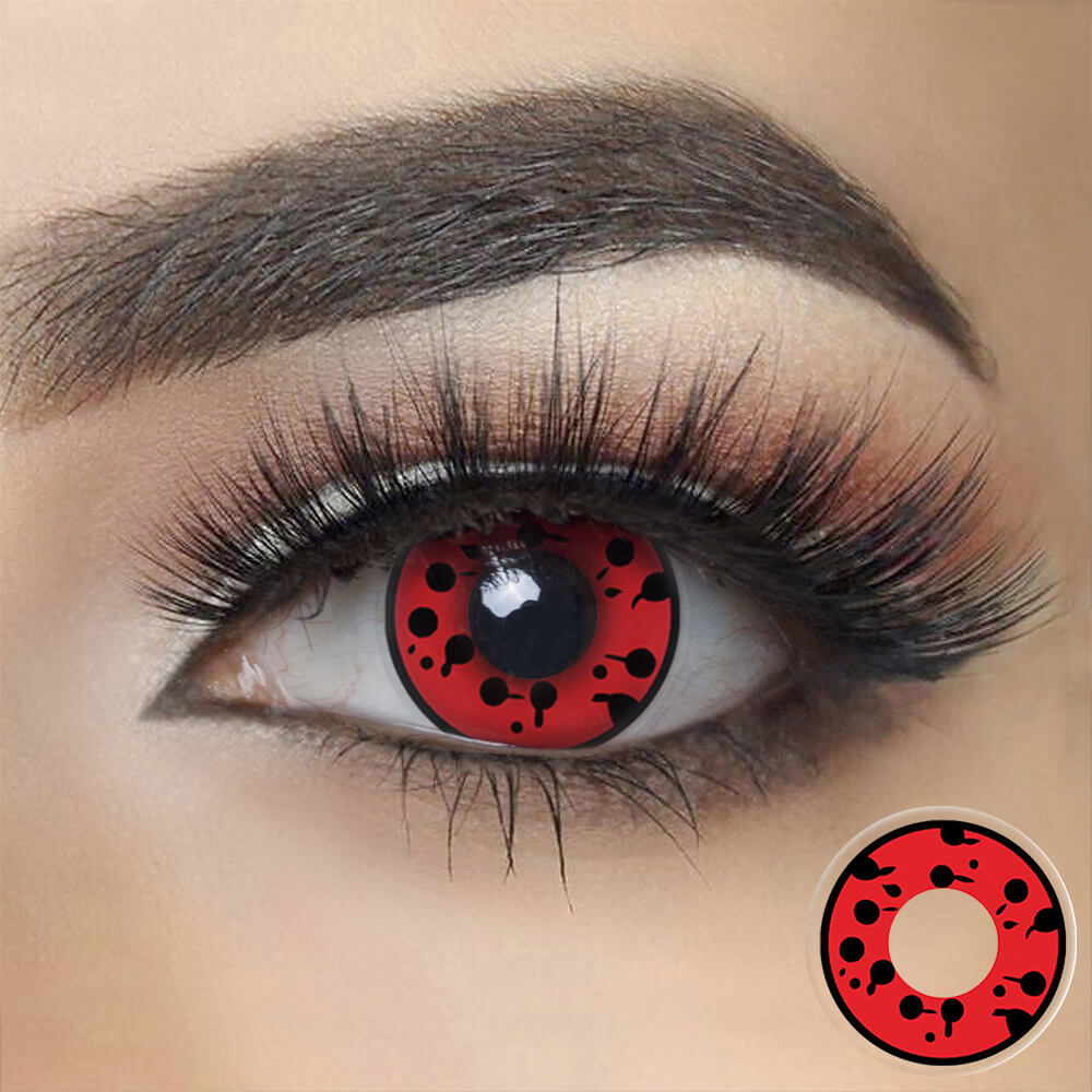Red Spots Halloween Cosplay Contacts