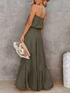 Simple Empire Off-The-Shoulder Maxi Dress