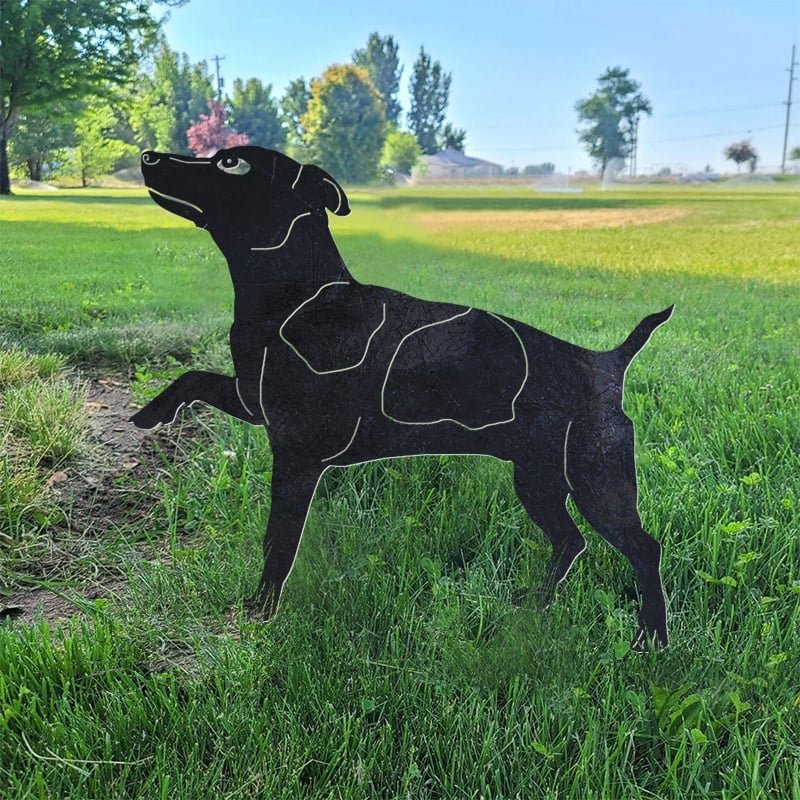 Jack Russell Terrier Metal Silhouette