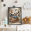 Book Cat - Full Round Drill Diamond Painting