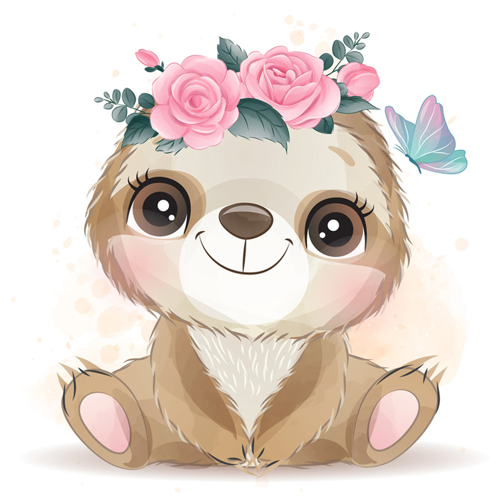 

Sloth - Round Drill Diamond Painting - 30*30CM, Round diamond 30*30cm, 501 Original
