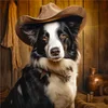 Diamond Painting-DIY Full Round Drill Cowboy Dog
