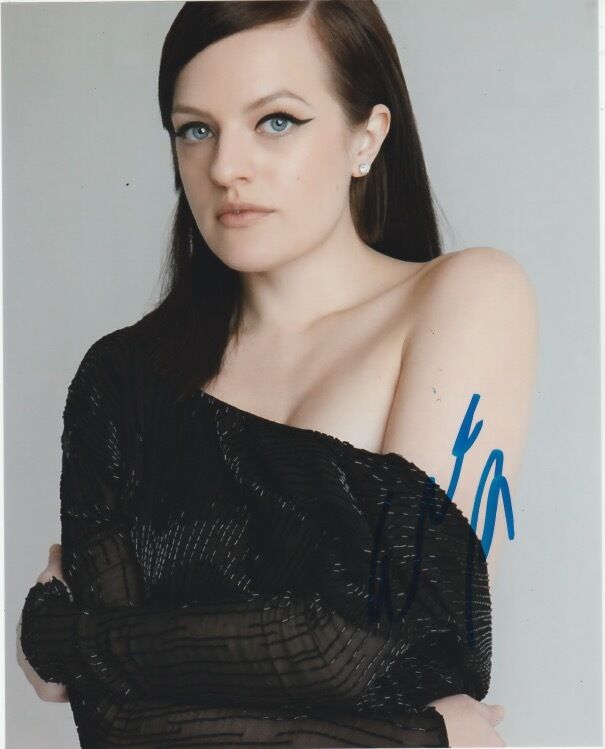 Elisabeth Moss Sexy Autographed Signed 8x10 Photo Poster painting COA C