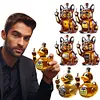 Prank Duck Glass Wine Bottle Middle Finger Whisky Dog Bottle Decanter for Bar