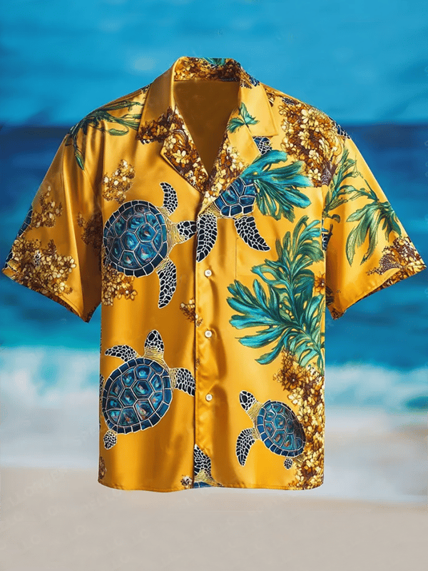 Men's Hawaiian Vacation Short Sleeve Shirt 