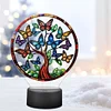 Acryl Schmetterling Baum des Lebens doppelseitig - 5d DIY Bastellampe
