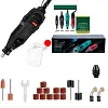 🔧50% DE R&Eacute;DUCTION!✨Mini Machine &agrave; Graver Portable Multifonctionnelle - 3-en-1 Gravure/Per&ccedil;age/Polissage avec 3 Embouts pour M&eacute;tal&Bois&Verre💎⚙️