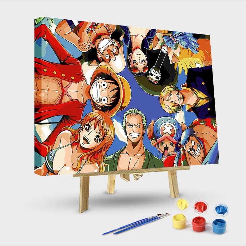 Lovinanime Diy Paint By Numbers Roronoa Zoro Dancing Gifts For Kids And Adults Wall Art Home Decoration