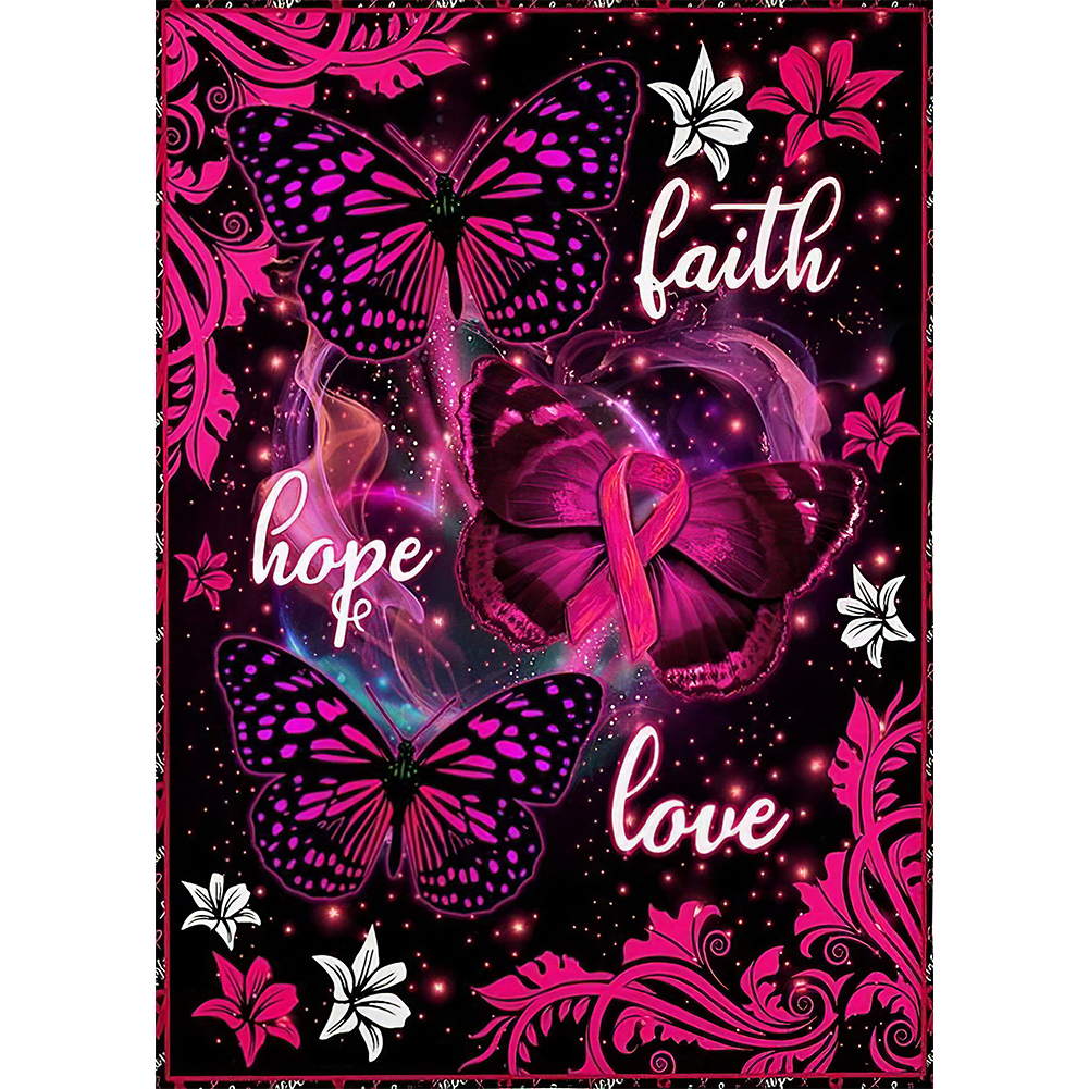 

Butterfly - Round Drill Diamond Painting - 30*40CM, 501 Original