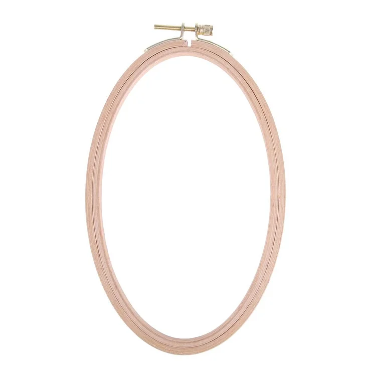 Beech Cross Stitch Machine Frame Embroidery Hoop Ring Sewing Craft Tool(L) fgoby